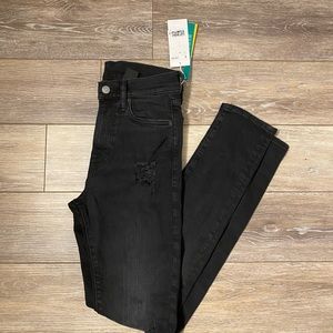 NWT H&M Black Denim Skinny Jeans Sz 28